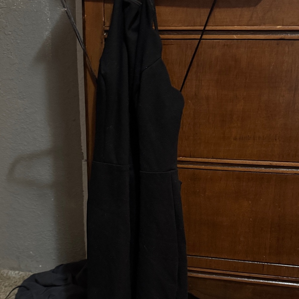 Lush Black Mini Dress